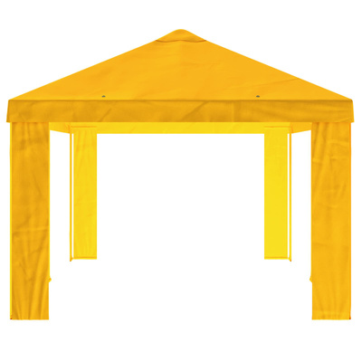 Pokrycie altany 6 x 3 m żółty Poliester 190 gsm