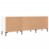 vidaXL Szafka pod TV, biała, 150x30x50 cm, materiał drewnopochodny wariant 6