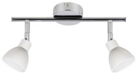 Lampa sufitowa Roy listwa regulowana 2-punktowa LED do salonu metalowa