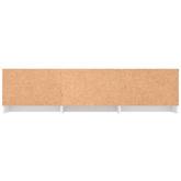 vidaXL Szafka pod TV, biała, 140x40x35,5 cm, materiał drewnopochodny