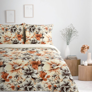 Nika ciemnokremowy 160x200