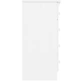 vidaXL Komoda ALTA, biała, 77x35x73 cm, drewno sosnowe