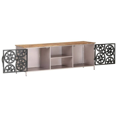 vidaXL Szafka pod TV, 120x30x40 cm, surowe drewno mango