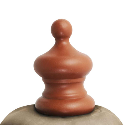 Parasol ogrodowy na drewnianym słupku, 350 cm, taupe