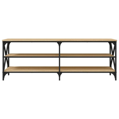 vidaXL Szafka pod TV, dąb sonoma, 140x40x50 cm materiał drewnopochodny