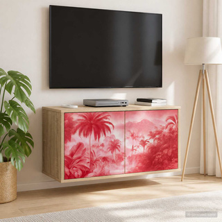 Szafka na telewizor montowana na ścianie AACHEN 69 x 33 x 40 cm