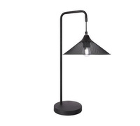 Lampka nocna Kiruna Ledea metalowa czarna nowoczesna E27