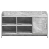 Szafka na buty z drzwiami Betonowy szary 100 x 39,5 x 51 cm