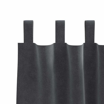 Zasłony zaciemniające 2 pcs Jasnoszary 140 x 225 cm Aksamit