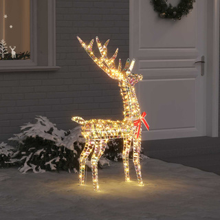 3D Renifer 140 LED Ciepła biel 128 cm PET