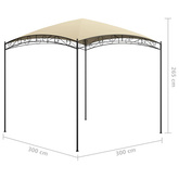 Altana, 3x3x2,65 m, kremowa, 180 g/m?