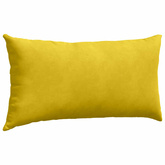 Poduszki na sofę 2 pcs Żółty 80 x 40 cm Tkanina sztruksowa
