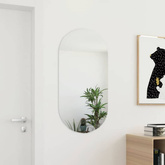 vidaXL Lustro, 100x50 cm, szklane