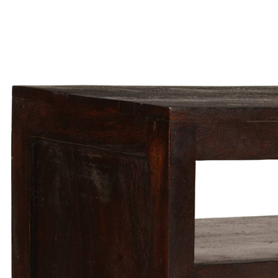 vidaXL Szafka pod TV, drewno akacjowe, 90 x 30 x 55 cm, ciemnobrązowa