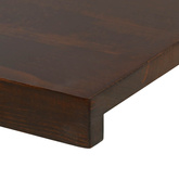 Nakładki na schody 16 szt. 80 x 25 x 2 cm Ciemny brąz