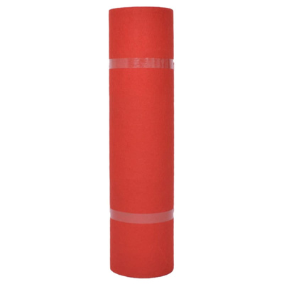 Dywan Gładki czerwony 1,2 x 12 m Poliester