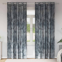 Zasłony z weluru 2 pcs Srebrnoszary 225 x 140 cm Aksamit