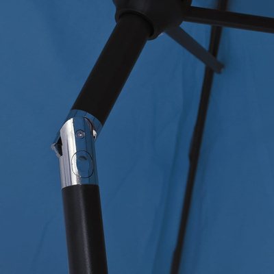Parasol, niebieski, 200 x 224 cm, aluminium