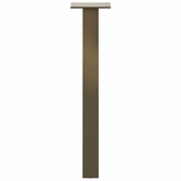 Nogi do stolika kawowego 4 szt. Naturalna stal 42 cm Stal