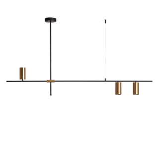 Lampa Wisząca Liniowa Nowoczesna Złota 120cm GU10 Abruzzo Cazzata