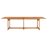 11-cz. zestaw mebli ogrodowych 280x90x75cm lite drewno akacjowe