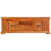 vidaXL Szafka pod TV, 119x30x40 cm, lite drewno akacjowe