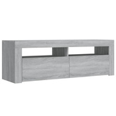 vidaXL Szafka pod TV z LED, szary dąb sonoma, 120x35x40 cm model standard