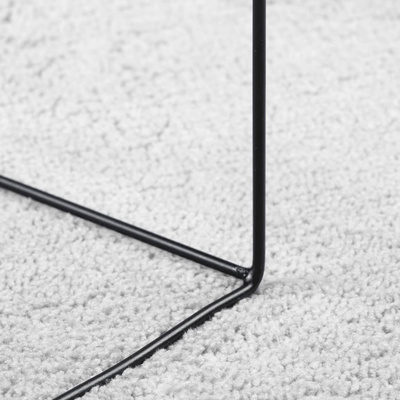 vidaXL Dywan OVIEDO z krótkim włosiem, szary, 300x400 cm