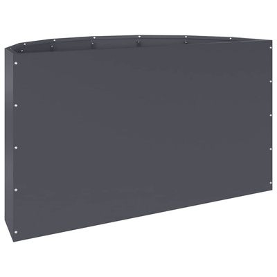 Donica Antracyt 90 x 45 x 50 cm Stal