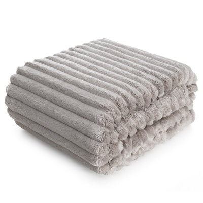 Koc Soft beżowy 200x220