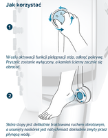 Kamień SZORSTKI do słuchawki Pedicure Shower