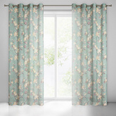 Zasłona Luna miętowa 140x250