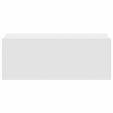 Wiszące szafki nocne, 2 szt., białe, 40x30x15 cm