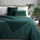 Narzuta Chon ciemnozielona 170x210