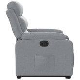 vidaXL Podnoszony fotel masujący, elektryczny, rozkładany, jasnoszary model standard
