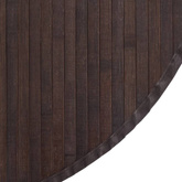 vidaXL Dywan okrągły, ciemnobrązowy, 100 cm, bambusowy