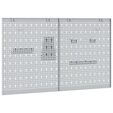 Panel Narzędziowy 2 szt. Szary 100 x 1 x 60 cm Stal