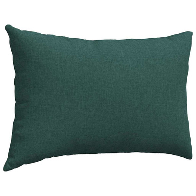 Poduszki na sofę 2 pcs Ciemna zieleń 60 x 40 cm tkanina
