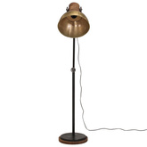 Lampa stojąca, 25 W, antyczny mosiądz, 30x30x100-150 cm, E27
