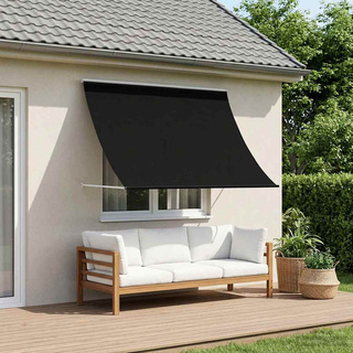 Markiza Czarny 400 x 150 cm 180 g / m? Poliester z powłoką PU