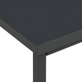 vidaXL Industrialne biurko z szufladami, antracyt, 105x52x75 cm, stal