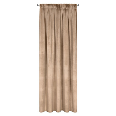 Zasłona Rosa ciemnobeżowa 140x270