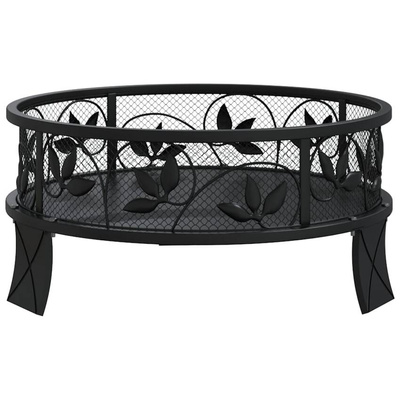 vidaXL Palenisko z pogrzebaczem, 50 cm, XXL, stal