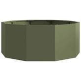 Donica Zielony oliwkowy 90 x 90 x 35 cm Stal