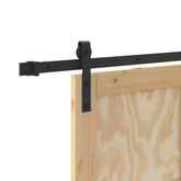 Drzwi przesuwne naturalny 61 x 198,5 cm Lite drewno sosnowe
