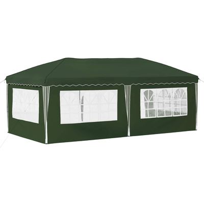 Namiot imprezowy rozkładany 575 x 289 x 245 cm zielony
