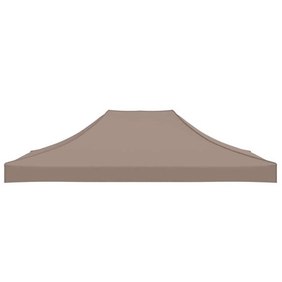 vidaXL Dach do namiotu imprezowego, 4 x 3 m, taupe, 270 g/m²