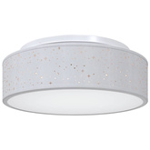 Lampa Sufitowa Z reflektorami Szary 38 x 38 x 13,5 cm tkanina