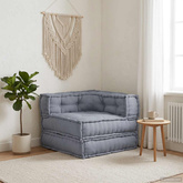 Modularna jednostka sofy Szary 70 x 70 x 56 cm tkanina