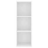 vidaXL Wisząca szafka pod TV, biała, 37x37x107 cm